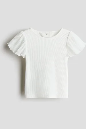 H&M Top con mangas de chifón