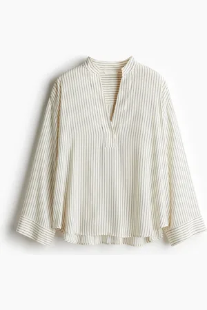 H&M Blusa oversized en viscosa