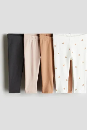 H&M 4-pack Leggings de algodón