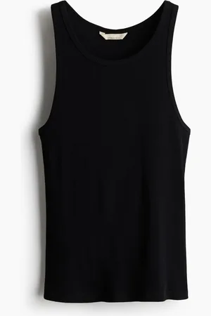H&M Top sin mangas en mezcla de seda