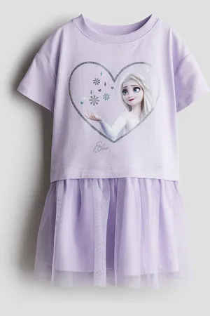 H&M Vestido de tul con diseño