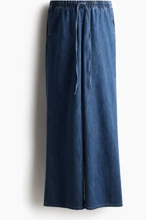 H&M MAMA Pantalón de denim con cordón de ajuste