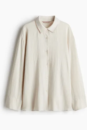 H&M Camisa en mezcla de lino