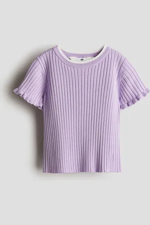 H&M Top en tejido acanalado