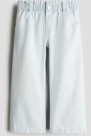 H&M Wide Leg Paper Bag Jeans