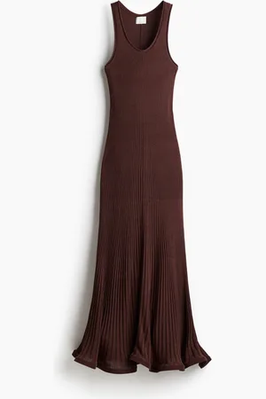 H&M Vestido maxi en mezcla de seda