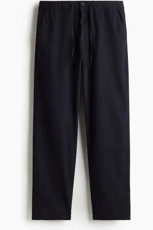 H&M Pantalón Regular Fit en mezcla de lino