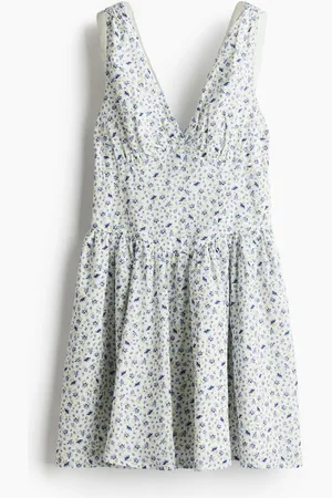 H&M Vestido con vuelo en algodón