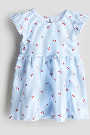 H&M Vestido estampado de algodón