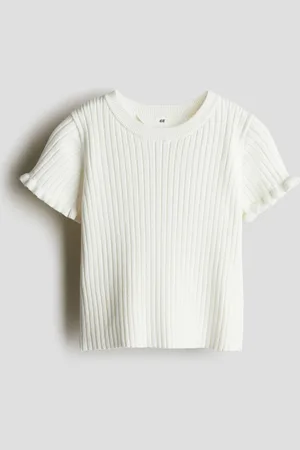 H&M Top en tejido acanalado