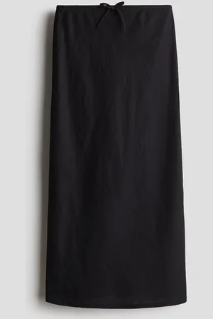 H&M Falda en mezcla de lino