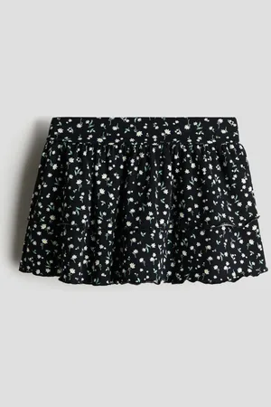 H&M Falda de capas con cintura plegable