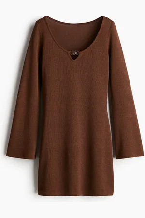 H&M Vestido tejido con vuelo