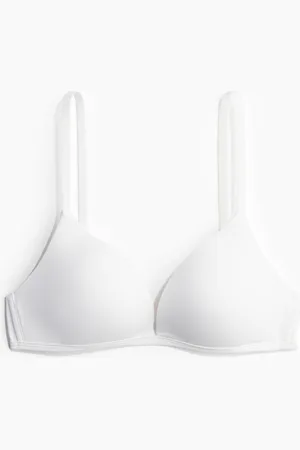 H&M Sostén de microfibra con relleno y sin varillas