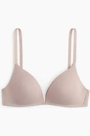 H&M Sostén de microfibra con relleno y sin varillas