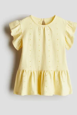 H&M Vestido en bordado inglés