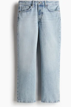 H&M Straight Regular Ankle Jeans