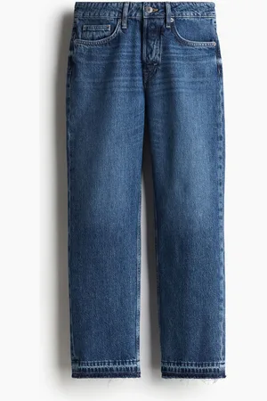 H&M Straight Regular Ankle Jeans