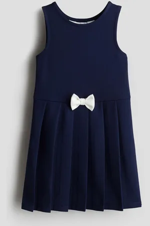 H&M Vestido de punto con moños