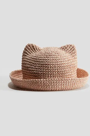 H&M Sombrero de paja con orejas