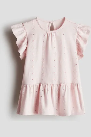 H&M Vestido en bordado inglés