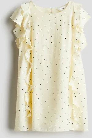 H&M Vestido con olanes