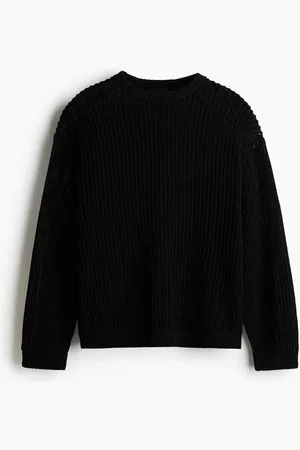 H&M Suéter Loose Fit en tejido calado