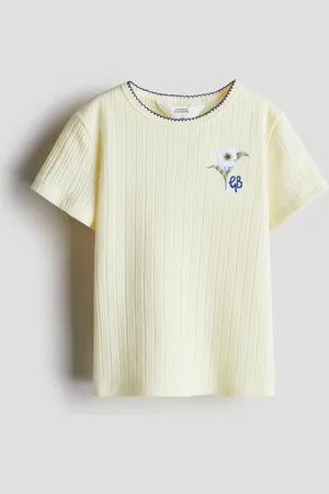 H&M Top en punto pointelle
