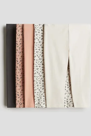 H&M 5-pack de leggings Capri de algodón