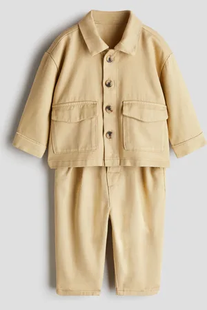 H&M Conjunto de 2 piezas con sobrecamisa y pantalón