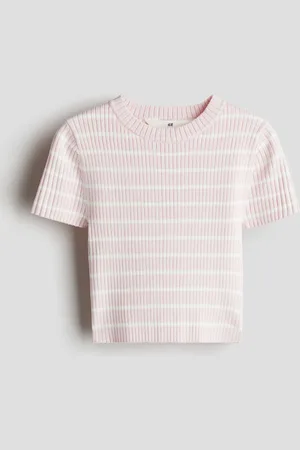 H&M Top en tejido acanalado