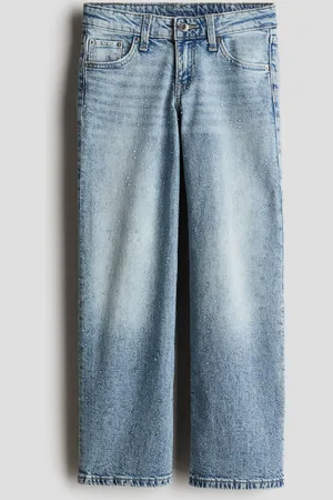 H&M Wide-leg Low Jeans
