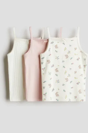 H&M 3-pack Tops de tirantes en algodón