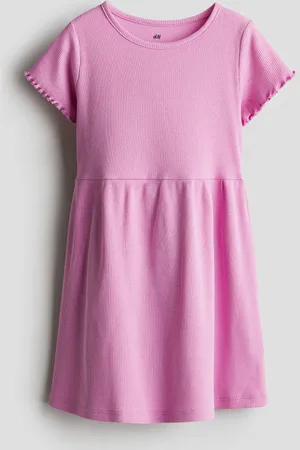 H&M Vestido en punto acanalado