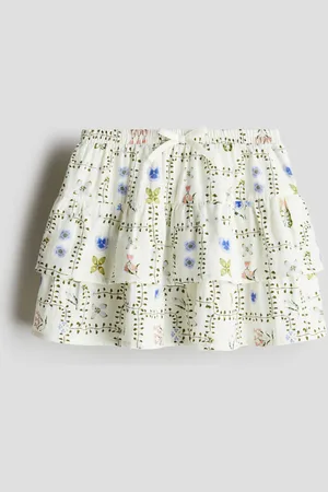 H&M Falda estampada con capas