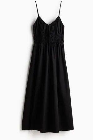 H&M Vestido de algodón con tirantes