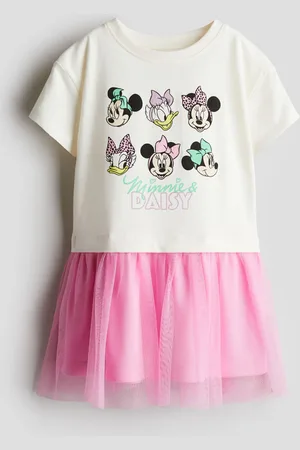 H&M Vestido de tul con diseño