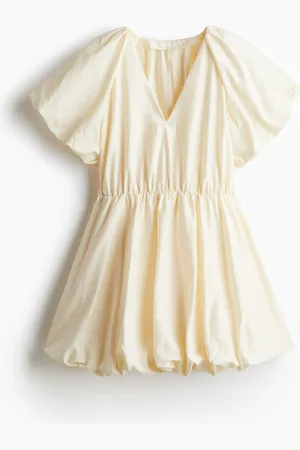 H&M Vestido con bastilla abombada