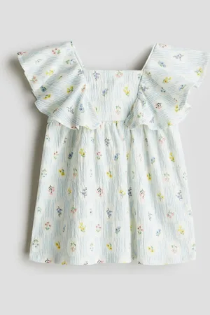 H&M Vestido con olanes