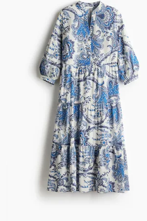 H&M Vestido midi con capas