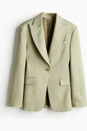 H&M Blazer de un botón en viscosa