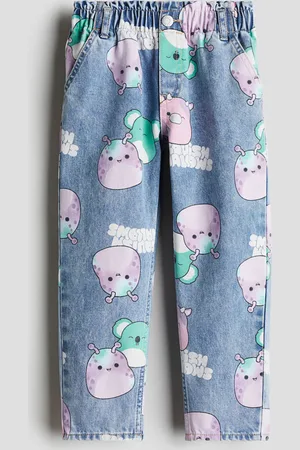 H&M Relaxed Fit Paper Bag Jeans