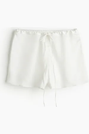 H&M Shorts de satín en mezcla de seda