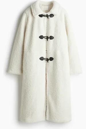 H&M Abrigo en tejido peluche