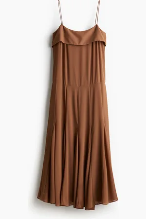 H&M Vestido de chifón con tirantes