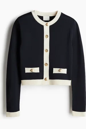 H&M Cárdigan en tejido fino