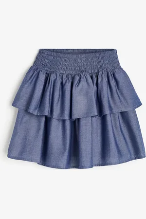 H&M Falda con capas