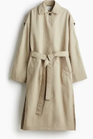 H&M Gabardina con aberturas en la bastilla
