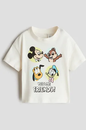 H&M Playera de algodón con diseño estampado