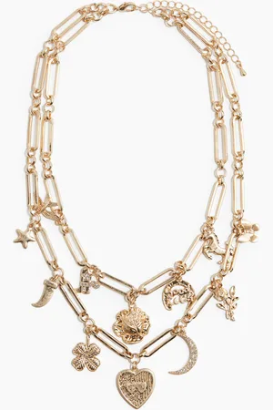 H&M Collar de dos vueltas con dijes